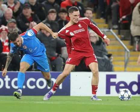 ‘A creative player with an edge’: Florian Wirtz displays a competitive edge, states Liverpool’s manager